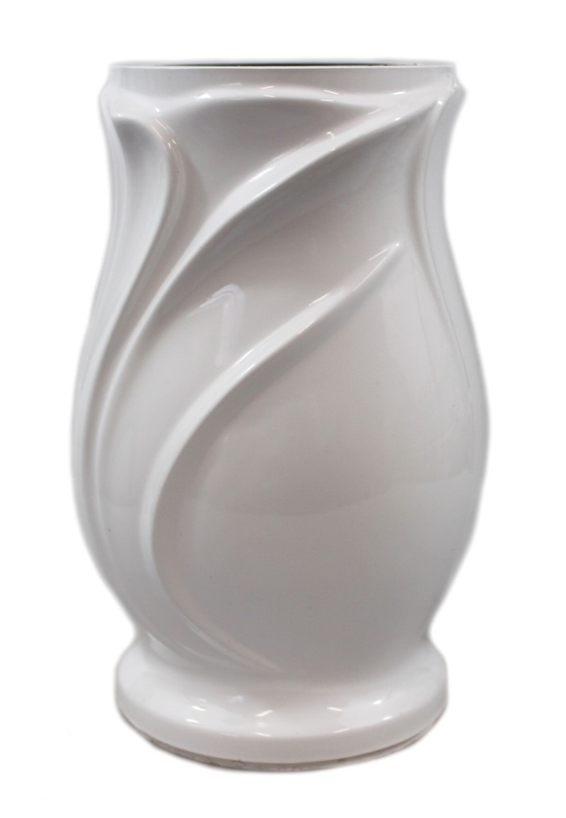 Živicová váza V9 - Imitácia Biela