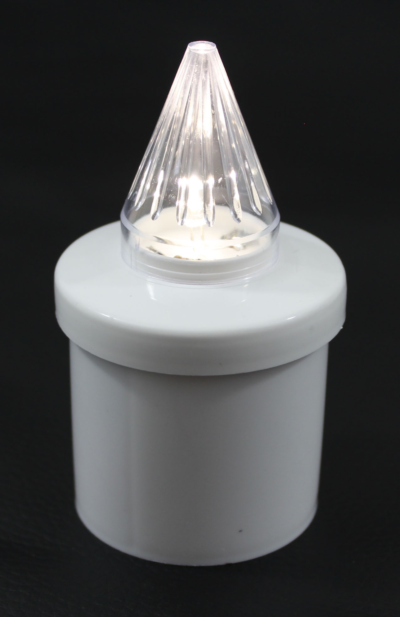 LED náhrobný kahanček ZN3 - biely