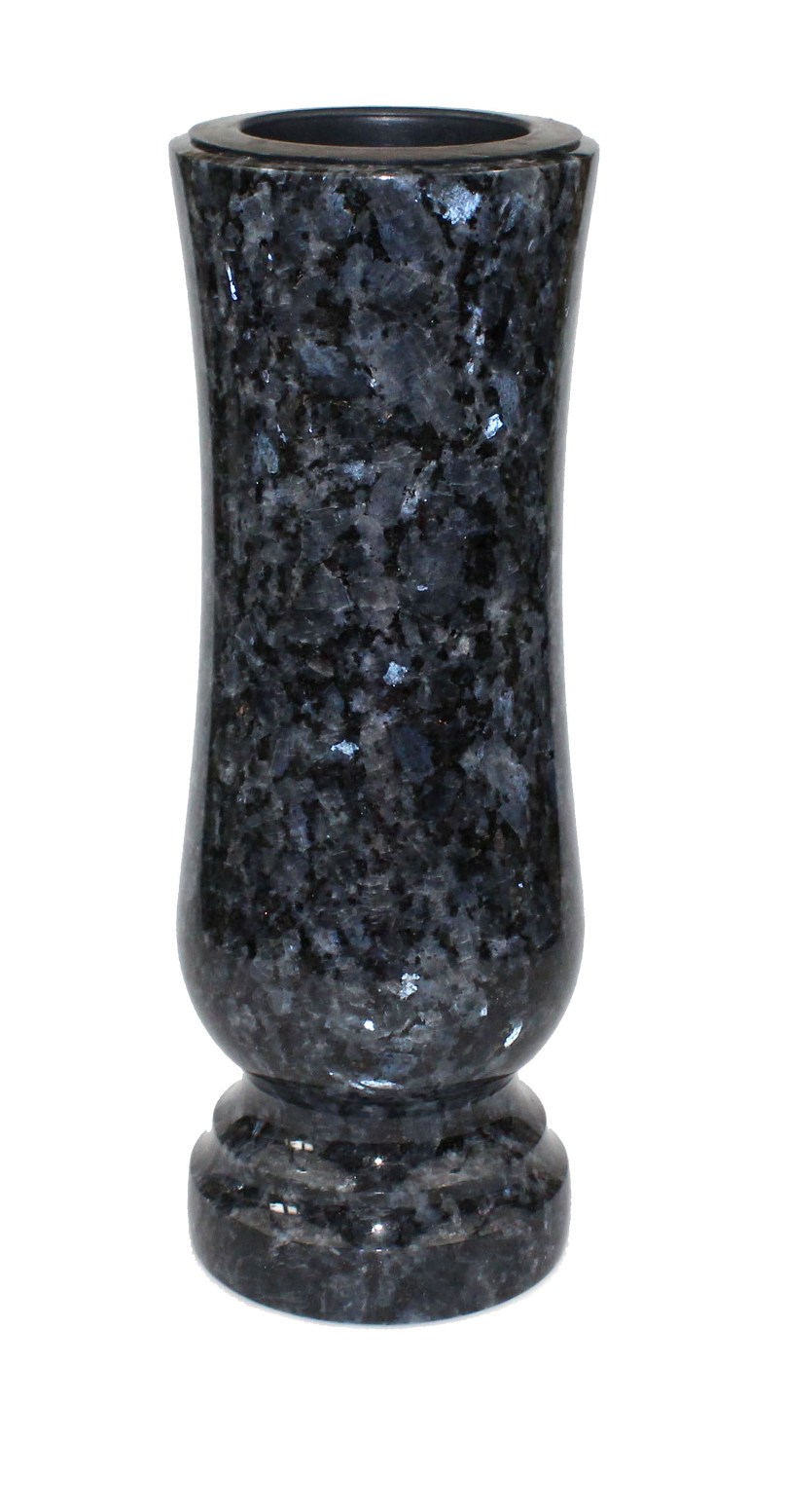 Náhrobná váza - žula / Labrador blue